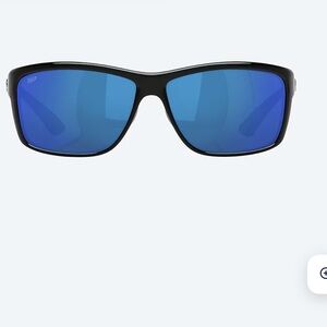 COSTA Mag Bay Black Sunglasses with Blue Lenses
